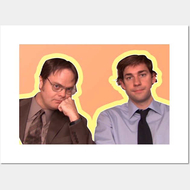 Jim & Dwight Wall Art by fernandaffp